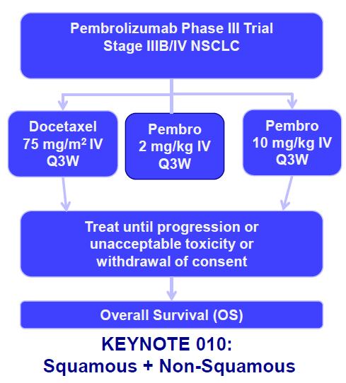 Phase III Trials of PD-1/PD-L1 therapy compared to Docetaxel in 2nd/3rd-Line Advanced/Metastatic NSCLC Nivolumab All