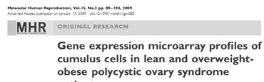lifestyle interventions might correct the molecular defects in the PCOS oocyte and