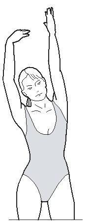 Reach as far as you can and hold for 15 counts. Shoulder Lift Lift your right shoulder up towards your ear for one count.
