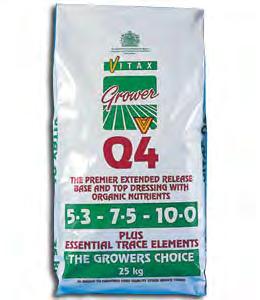 21 Fertiliser & Liquid Feeds Vitax Grower Range The Vitax grower range has been formulated to provide growers of all types of plants the ideal solution to their nutrition requirements.
