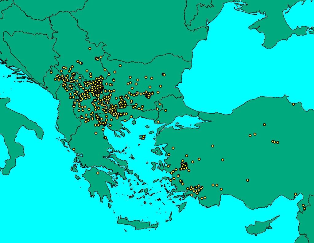 LSD epidemiological situation January- to 30 Nov 2016 (ADNS + country reports) LSD outbreaks in SE Europe (April early Oct 2016) Greece : 104 (last on 25/11/2016) Bulgaria : 217 (last on 1/8/2016)