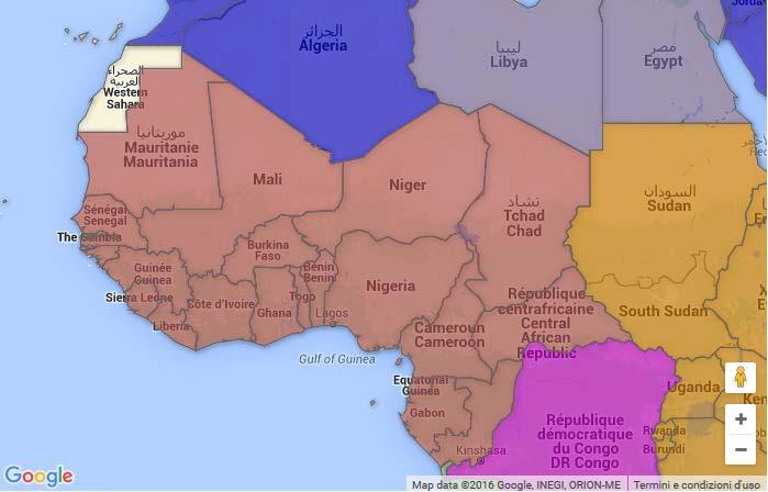 Niger Nigeria Sao Tome Principe Senegal 2012 2014/NOT SAMPLED 2014-2015/O 2012/DISEASE ABSENT, 2013/NO DATA AVAILABLE 2013/NO DATA AVAILABLE 2012, 2014-2015**/ NOT SAMPLED 2014/not sampled, May