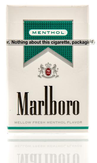 1,2 Menthol suppresses the coughing reflex 3 which makes inhaling smoke from cigarettes more tolerable.