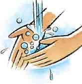 Washing hands with soap Soap doesn t kill the microbes (germs) found on hands.