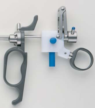 Instruments for Resectoscopy Slim Version Telescopes see page 4 Slim working element, passive single stem, handle Aluminium, coated cutting by spring action - in still position the electrode is