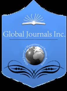 Global Journal of Management and Business Research: E Marketing Volume 16 Issue 1 Version 1.0 Year 2016 Type: Double Blind Peer Reviewed International Research Journal Publisher: Global Journals Inc.