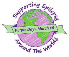 March 26th every year is Purple Day For Epilepsy around the World.