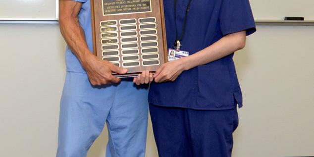 Award from Dr. Howard Cowen.