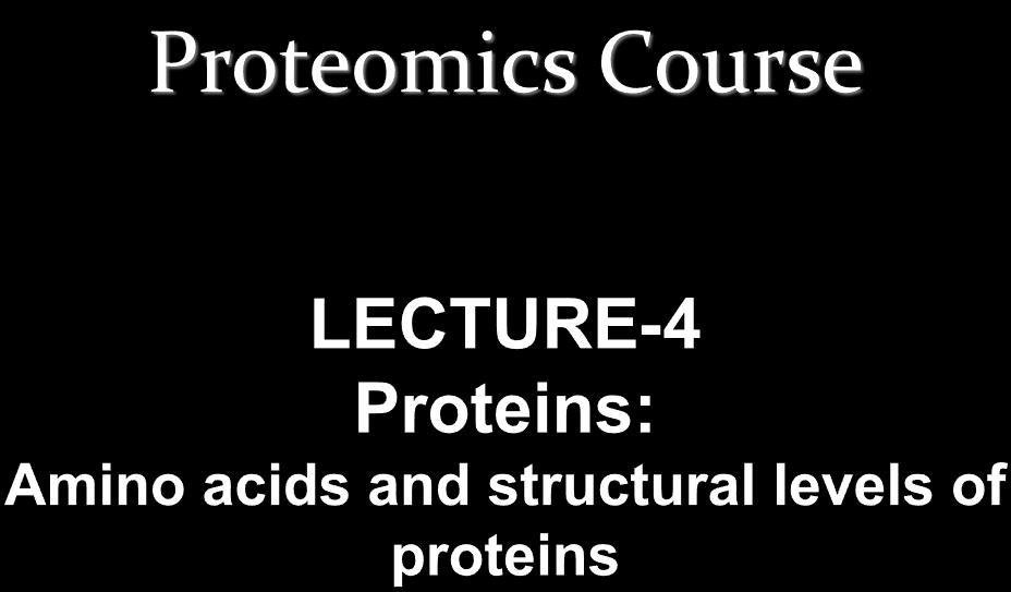 Dr. Sanjeeva Srivastava Proteins and its function Amino acids: building blocks Different