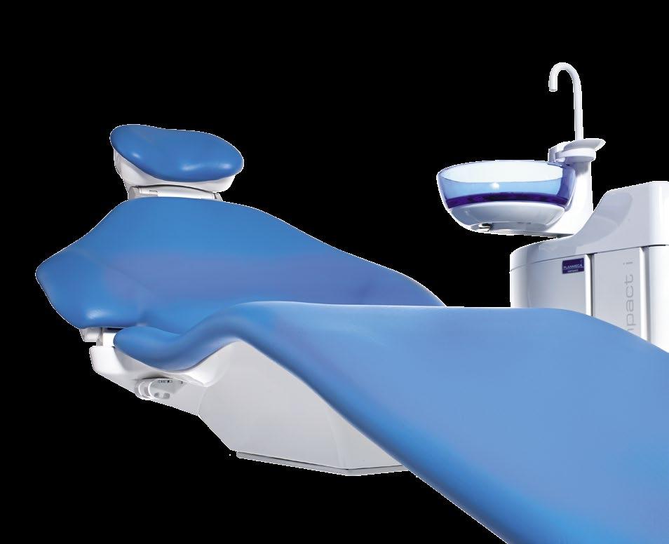 World leading design More than 40 000 units sold around the world Extensive lgroom The side-lifting chair and small cuspidor base maximise the legroom for both the dentist and assistant.
