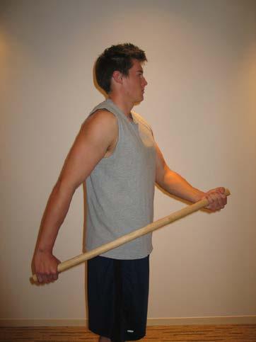 3. Flexion In Standing WAND EXERCISES