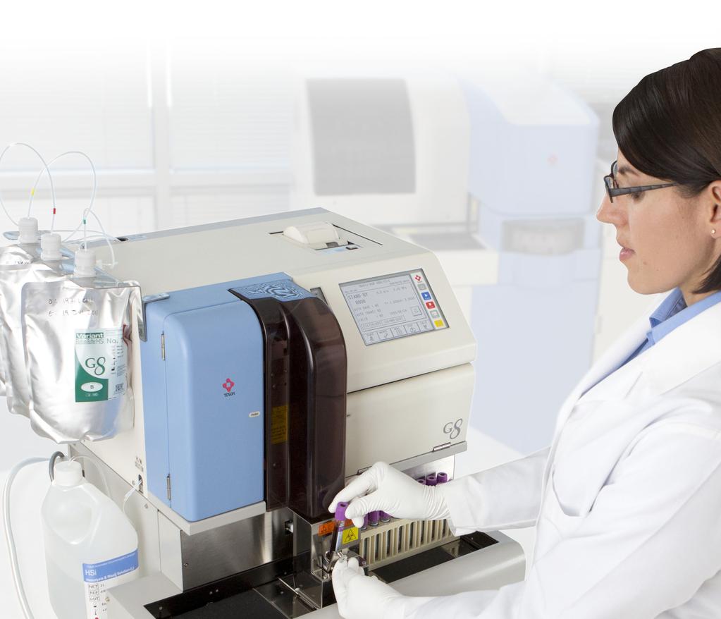 HPLC ANALYZER Gold Standard Accuracy by Ion-Exchange HbA1c First HPLC