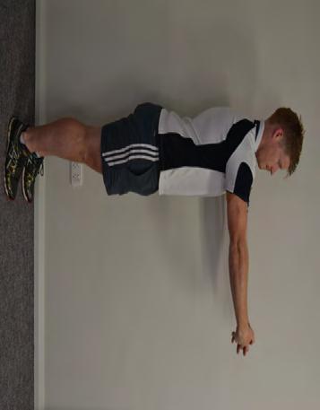 Two Arm Extension (hold for 15 seconds) Link your fingers and pull your arms forward.