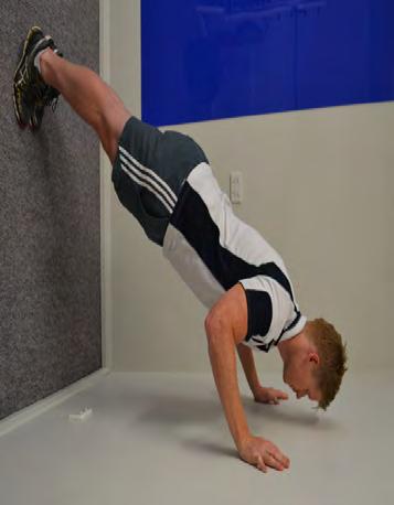 Program Continued Wall Push-Ups Stand slightly further than arms