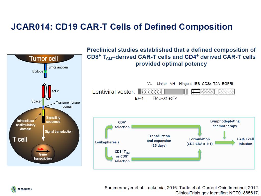 CD19+ CAR T-cell Therapy (JCAR014) for High-Risk