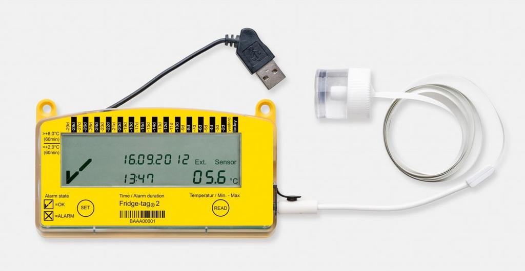 MDPH Has Provided Fridge-tag2 Logger NIST certified No software