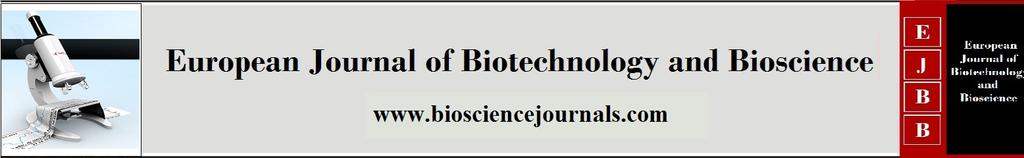 2015; 3 (2): 01-09 ISSN: 2321-9122 www.biosciencejournals.