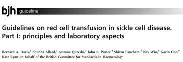 optimizing transfusion therapy in sickle cell disease.