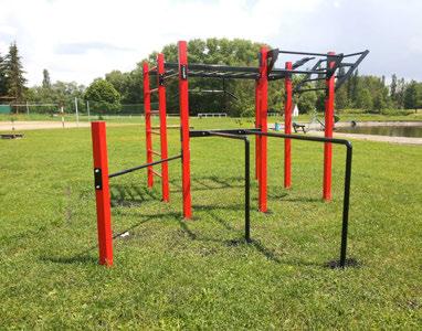 Street Workout Certified to EN16630, the latest range of fitness equipment is designed to increase body strength, fitness and flexibility through