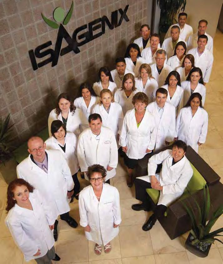 VN 10 Isagenix Research & Development Department ISAGENIX SCIENCE In keeping with the original vision of Isagenix Founder John Anderson, Isagenix Product Development includes multiple layers of