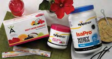 IsaPro Vanilla page 37 One serving is 36g of low-heat pasteurized, ultra-filtrated, undenatured whey protein. Also includes added enzymes.