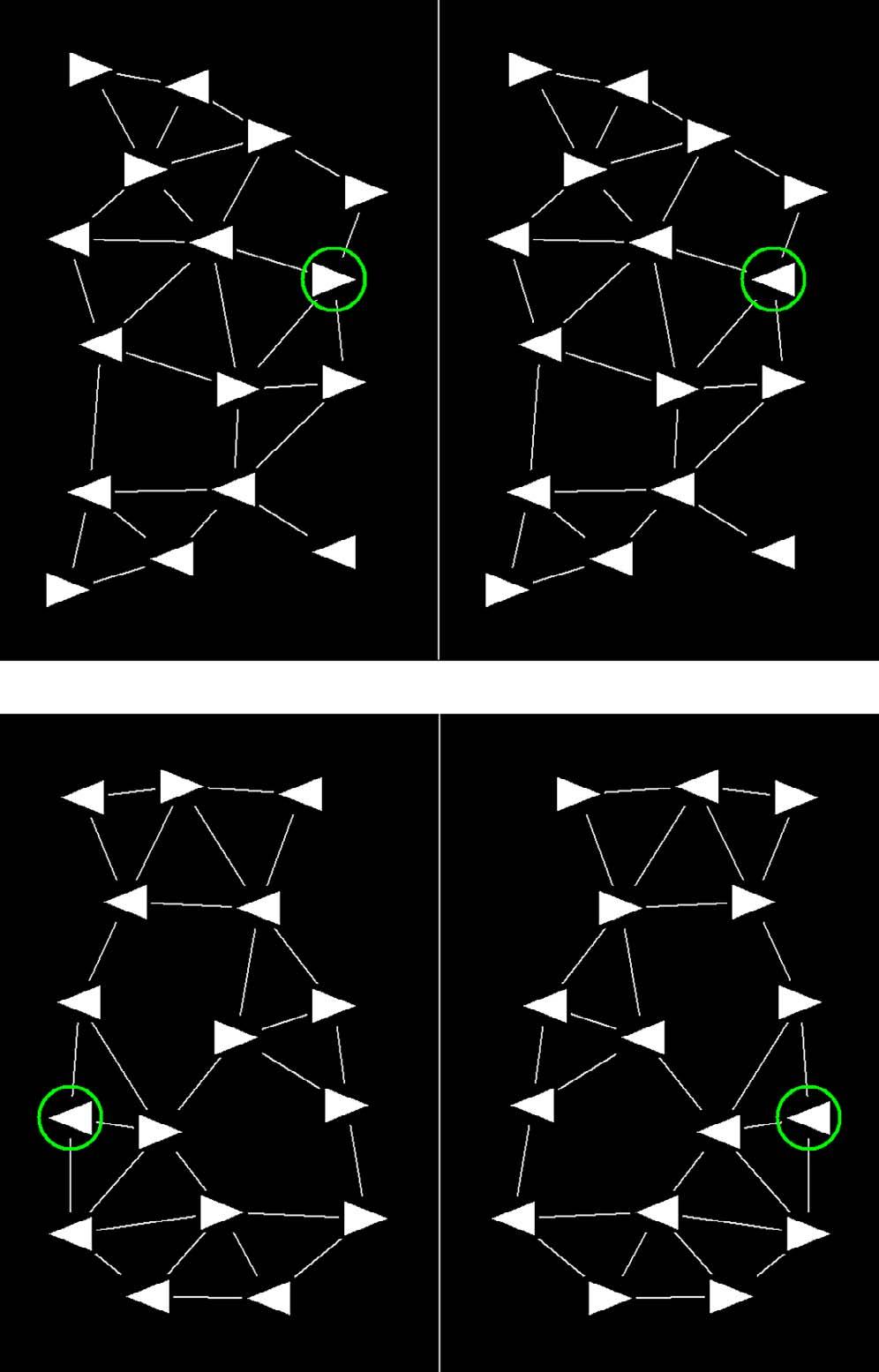 Journal of Vision (2012) 12(7):14, 1 19 Pomplun et al. 4 Figure 1. Example stimuli for the comparative visual search task, with green circles indicating the target objects.
