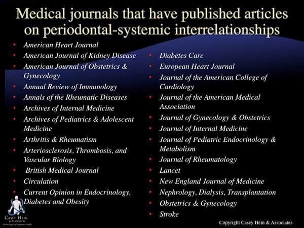 only a fraction of these publications. The risk continuum discussed above can no longer be ignored by healthcare providers, regardless of professional discipline.