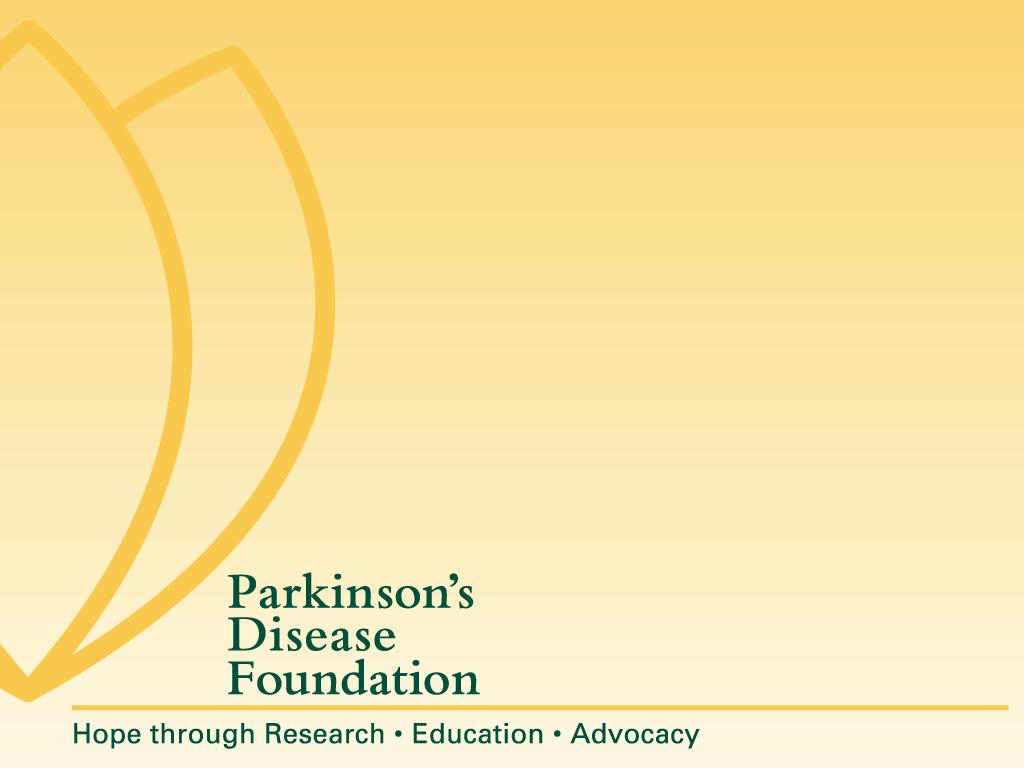 Parkinson s Disease Foundation PD ExpertBriefing: More Than Meets the Eye: Vision Symptoms of PD Led By: Daniel Gold, D.O.