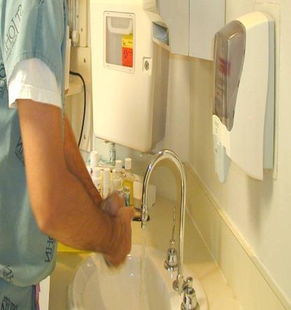 Proper Insertion Technique Hand hygiene before and after placement