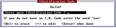 SPIKE. Open the SPIKE directory and double click on SPIKE.exe. PROGRAM OPERATION 1. When SPIKE signs on it will prompt for your ID Code as shown below.