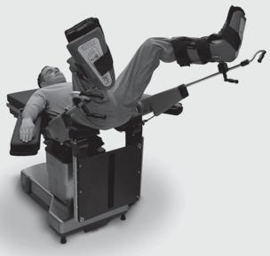 The unique grip-and-twist control handles allow staff to adjust the angle of Lithotomy and degree of ab/adduction during set up and during the procedure without lifting the sterile drape.