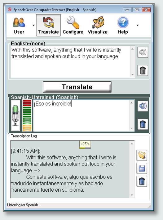 The Interact-AS Suite Optional Language Translation Modules One of Auditory Sciences many products for removing communication barriers.