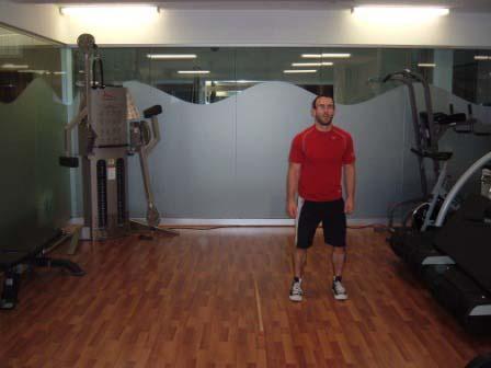 Exercise Descriptions Workout A Side to Side Jump Stand with your knees