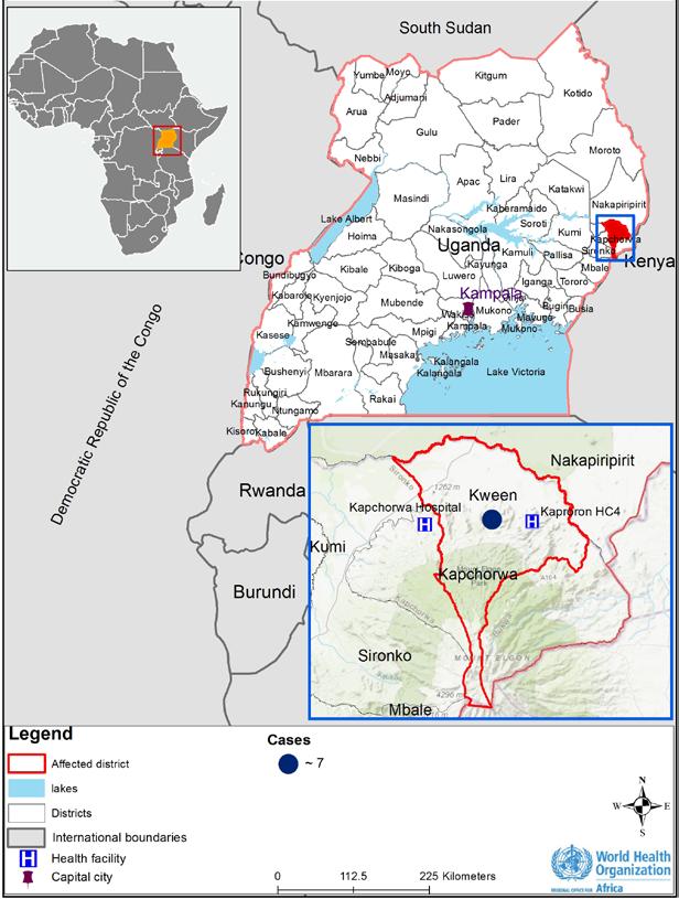 Ongoing events Marburg virus disease Uganda 6 Cases 3 50% Deaths CFR EVENT DESCRIPTION The outbreak of Marburg virus disease (MVD) in Uganda continues to evolve.