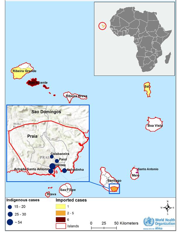 Malaria Cabo Verde 343 Cases 1 0.3% Death CFR EVENT DESCRIPTION Cabo Verde continues to experience local (indigenous) transmission of malaria infections.