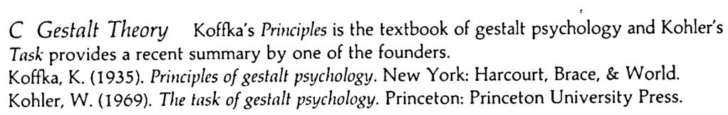 A Point of View 5 Gibson, J. J. (1966). The sellses collsic /ere.? as perceptual systems. Boston: Houghton Mifflin. Gibson, J. J. (1979). TIle ecolo,liic.11 approllch to visllal perception.