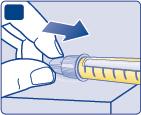 Remove the needle as described in section 5 and repeat all steps starting with section 1: Prepare your pen with a new needle. Make sure you select the full dose you need.
