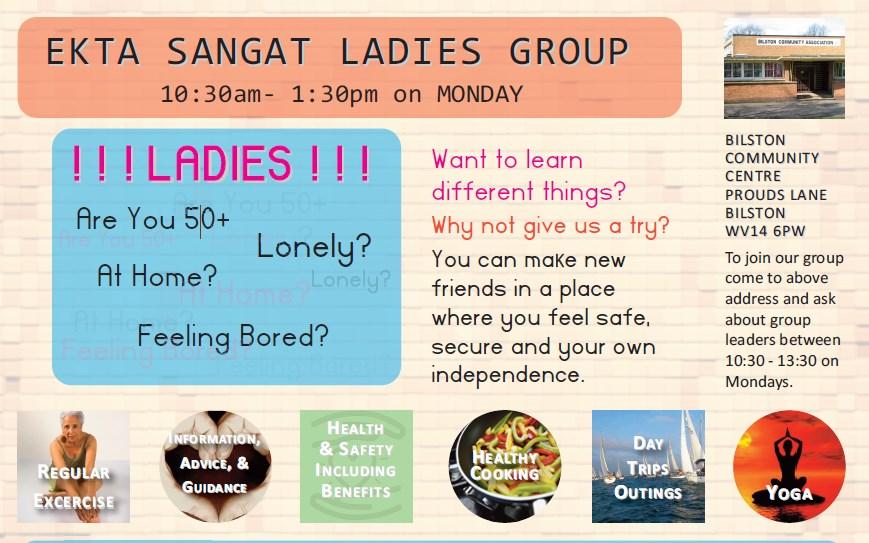 Ekta Sangat Ladies Group The Phoenix Social Group We meet on Mondays between 12.30 pm and 3.