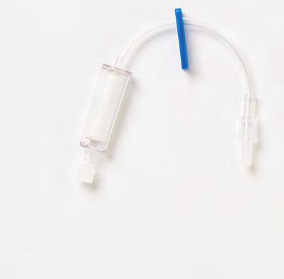 roller clamp flow rate Needle-Free Y-Site Flat, easily swabbed and clear for visualizing flow path and ensuring no air enters the tubing; lueractivated, significantly