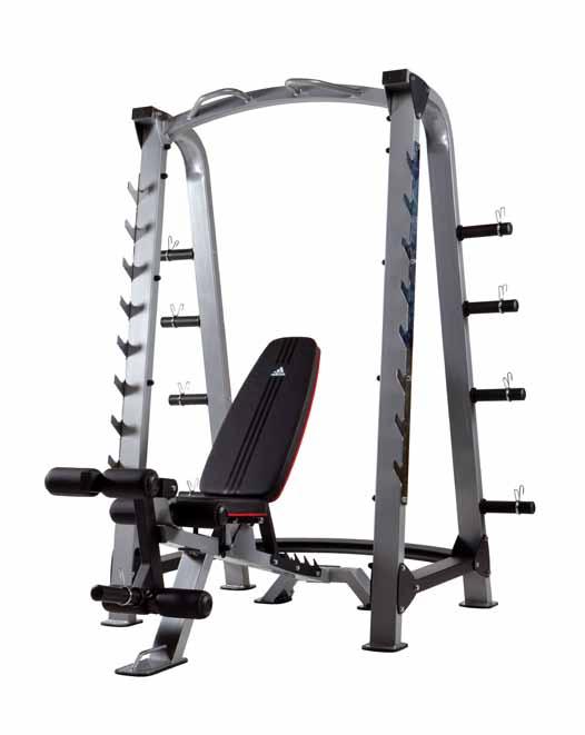 cage ADBE-10270 POWER TOWER adbe-10260 + + Multi position pull up handles + + Multiple olympic weight plate storage posts + + Serrated commercial style bar catches + + Oversized 2 thick, high density