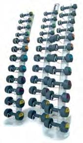 Space Saver Rack Handweight Rack Active strength This Reebok Space Saver Rack is designed specifically to hold 16 pairs of Reebok Rubber Handweights only. + Easily select and remove a desired weight.