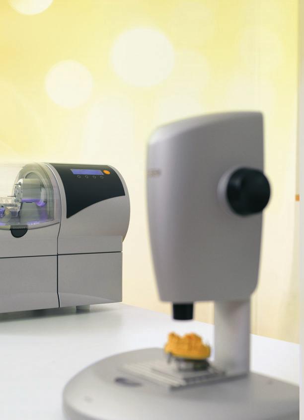 CAD/CAM in the laboratory ineos: CAD/CAM entry The innovative scanner ineos facilitates low-cost entry to
