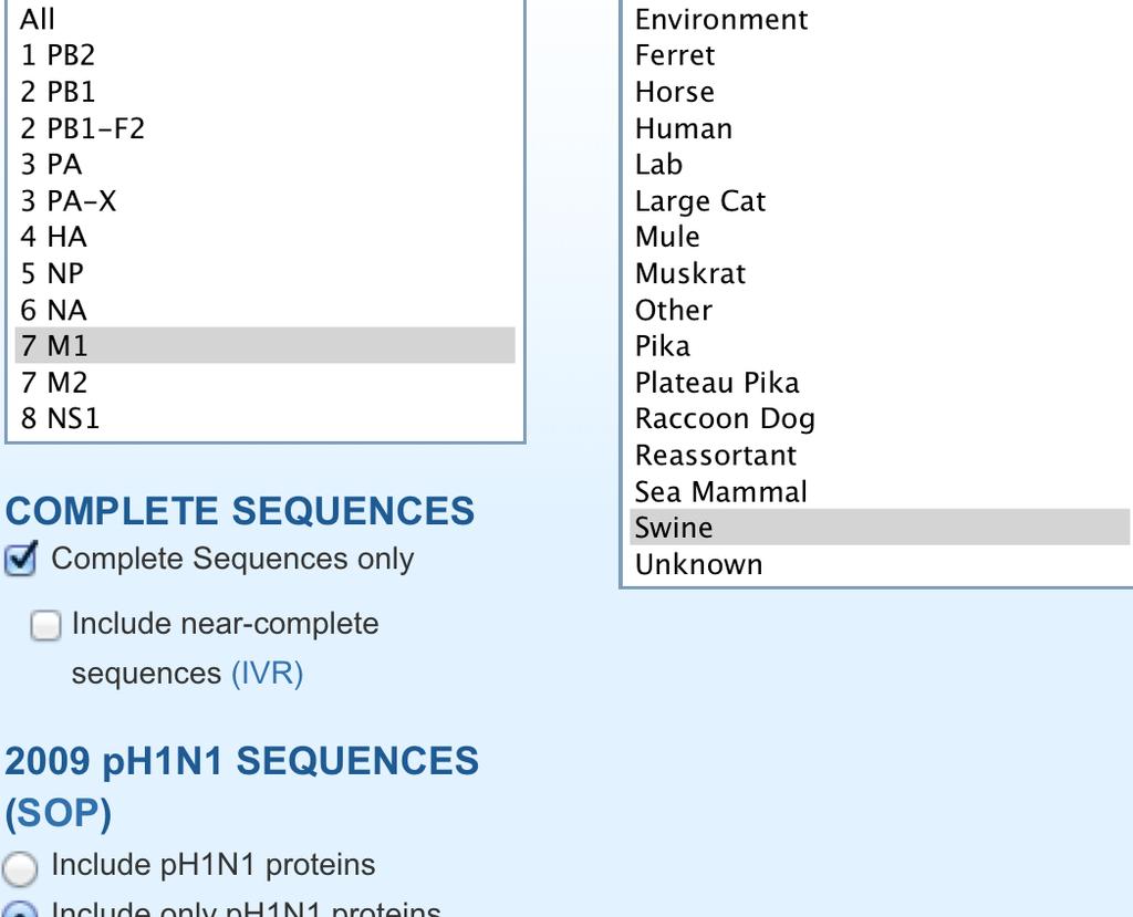 From the grey navigation bar, mouse over Search Data, then Search Sequences and click Protein Sequences. b. On the Protein Sequence Search page, you will notice you have many options to search.