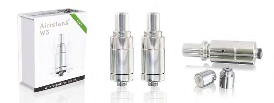 Airistank W2(For Wax/Thick oil) 1 Whole Device,2 Extra Coil Head,1 dab tools,1 EVA and 1 Gift Box 1.