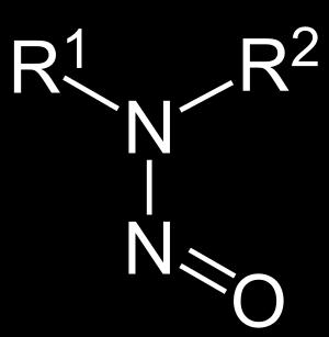 Nitrosamines Nitrosamines Produced by Reaction of Nitrites and Secondary Amines, Such as Proline Strong Acids (Stomach) or High Temperatures of Frying Favor Production Found in