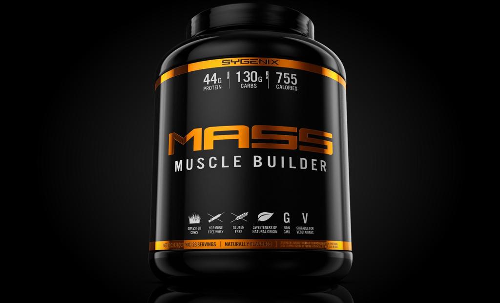 MASS muscle builder MASS MUSCLE BUILDER is a mass gainer for those serious about size packing a massive three-to-one (3:1) carb-to-protein ratio!
