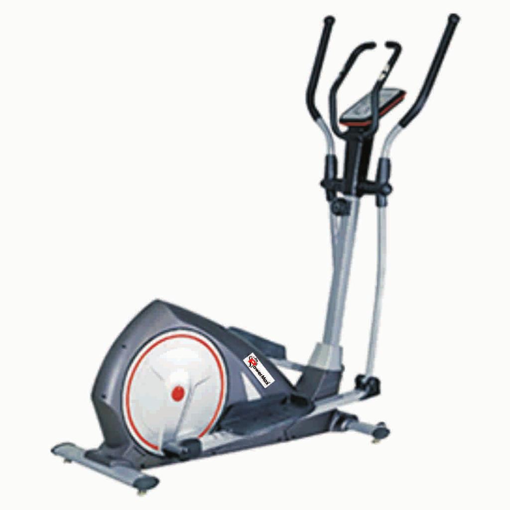 GH-375 Magnetic Elliptical Assembled with 'Universal Pivot Joint' for crank axle Computer display for speed, time, distance & calories 8 level Tension Control System 3 racing games integrated in