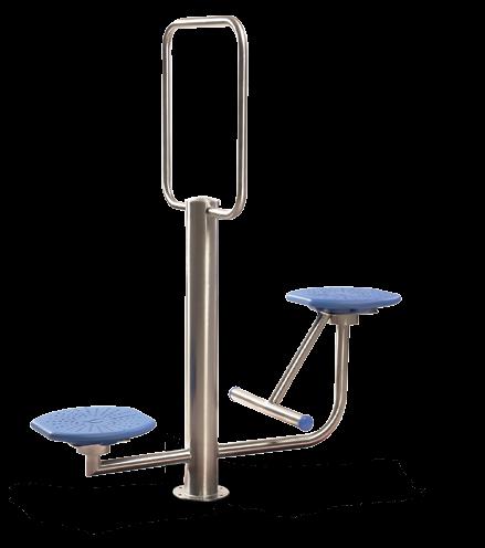SE 01 - Twister core training Stand or sit upright on the twister plate and grip tightly onto the