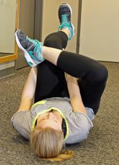 Slowly lean forward at the hips, maintaining good posture through the trunk, until a stretch is