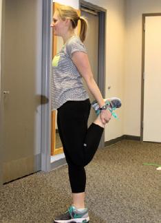 Arch of Foot SOLEUS Start standing in a lunge position with both knees bent, and then lean